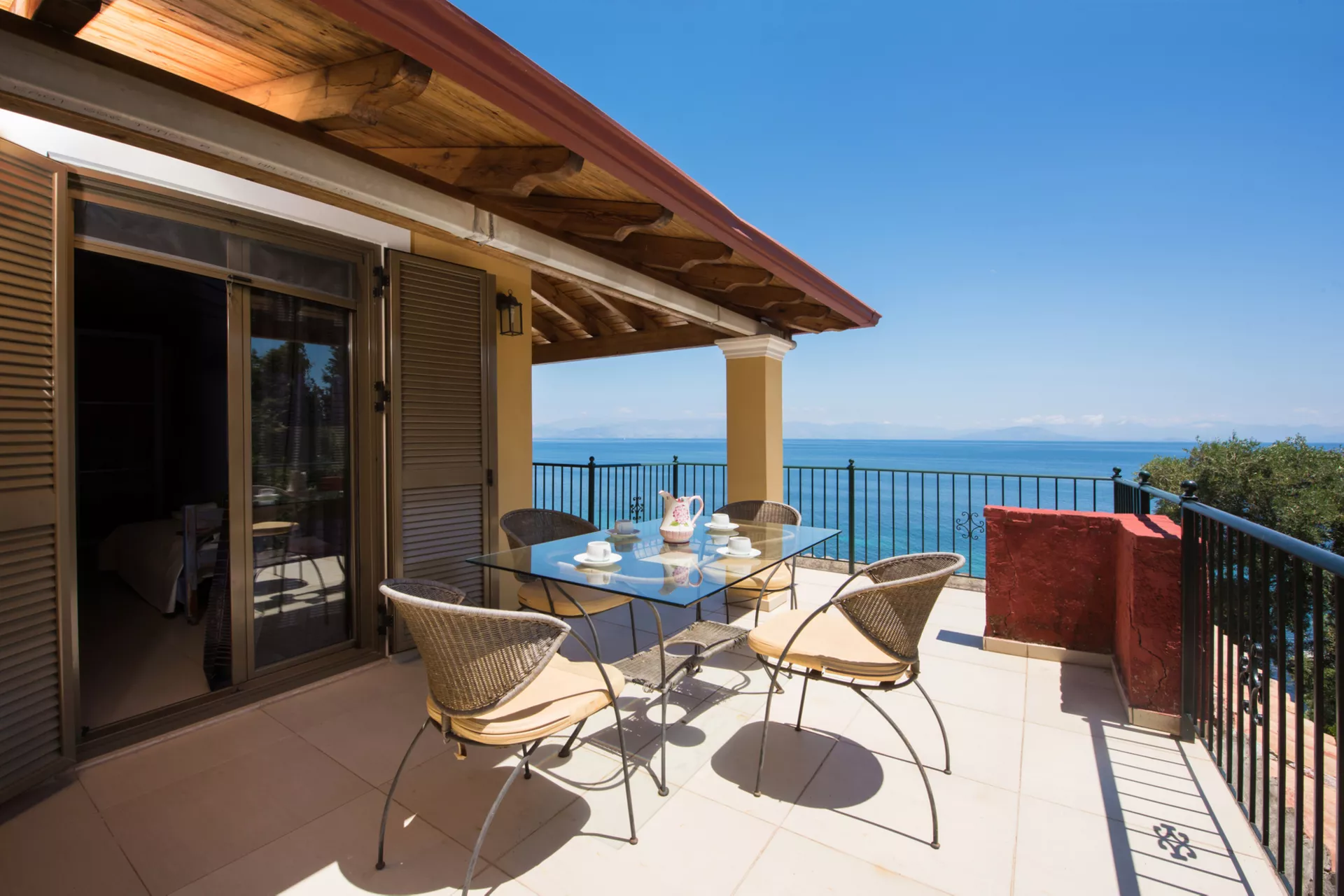 Tiara Holidays - Batelo Hotel - Panoramic Penthouse with Infinity Seaview - balcony